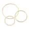 12 Packs: 30 ct. (360 total) Assorted Gold Circle Connectors by Bead Landing™